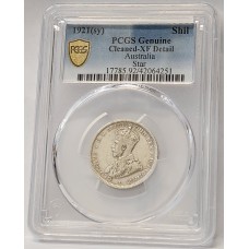 AUSTRALIA 1921 . ONE 1 SHILLING . STAR . GENUINE AUSTRALIA 1921 . ONE 1 SHILLING . STAR . GENUINE